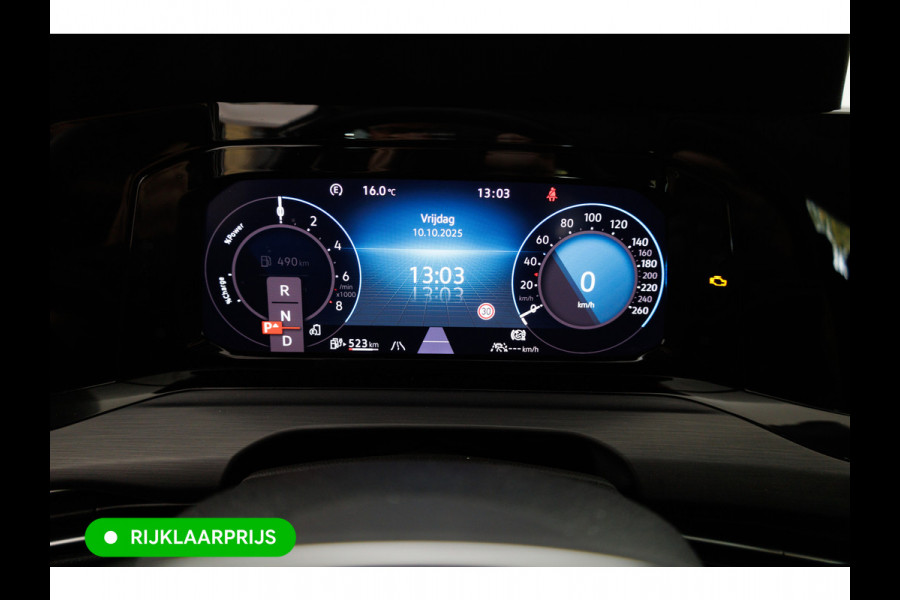 Volkswagen Golf 1.4 eHybrid 204 PK | Camera | Elec. Ergo best. stoel met geheugen en massage | Adap.Cruise, Travelassist, Navigatie, App. connect, IQ Led