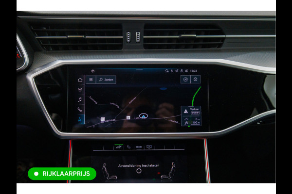 Audi A6 Avant 50 TFSI e quattro Advanced edition | 21 inch | Black optic | 360 camera | Sfeerverlichting Navigatie, Stoelverwarming, Electrische achterklep, Lane assist, App-connect