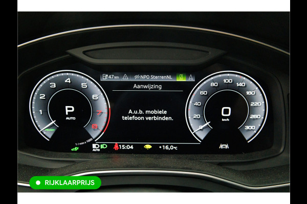 Audi A6 Avant 50 TFSI e quattro Advanced edition | 21 inch | Black optic | 360 camera | Sfeerverlichting Navigatie, Stoelverwarming, Electrische achterklep, Lane assist, App-connect