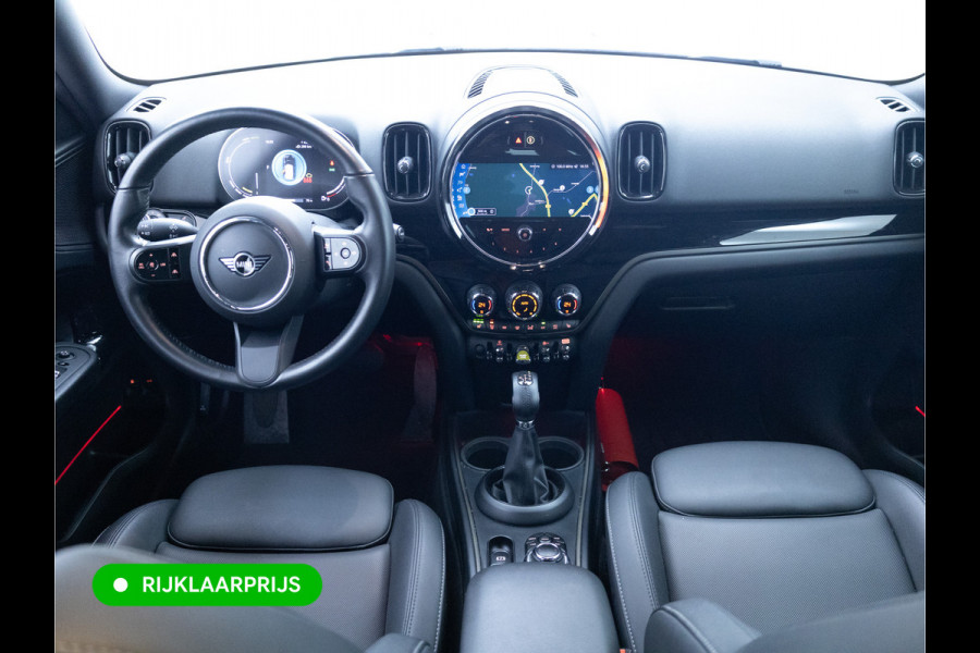 MINI Countryman 2.0 Cooper S E ALL4 Chili | Adap. Cruise | Leer | Elec. achterklep | Sfeerverlichting | Elec. verstelbare en verwarmbare lederen stoelen,  Navigatie, App. connect