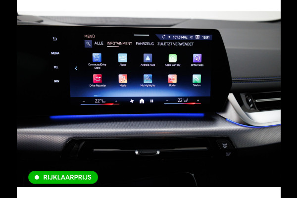 BMW 2 Serie Active Tourer 218i M-Sport automaat | 19 inch Individual Panoramadak | Harman Kardon | HUD Adaptive cruise, 360 Camera, PDC V+A,  El.verstelbare stoel met geheugen, Elektrische achterklep, Keyless