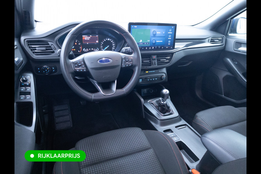 Ford FOCUS Wagon 1.0 EcoBoost Hybrid ST Line 126 PK | Stoel-, Stuur-, en voorruitverwarming | Privacy Glass | Audio Navigatie SYNC4, Cruise, Led, Lendesteun, Parkeerpilot, Parkeersensoren V+A