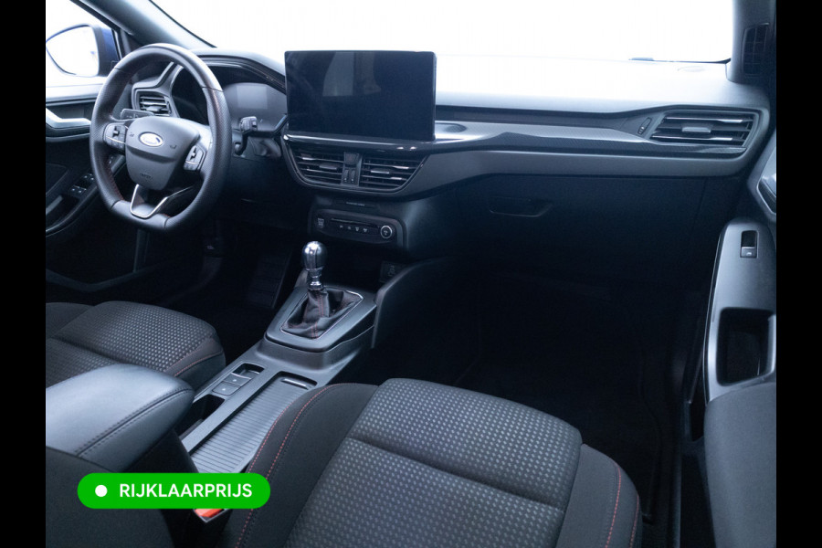 Ford FOCUS Wagon 1.0 EcoBoost Hybrid ST Line 126 PK | Stoel-, Stuur-, en voorruitverwarming | Privacy Glass | Audio Navigatie SYNC4, Cruise, Led, Lendesteun, Parkeerpilot, Parkeersensoren V+A