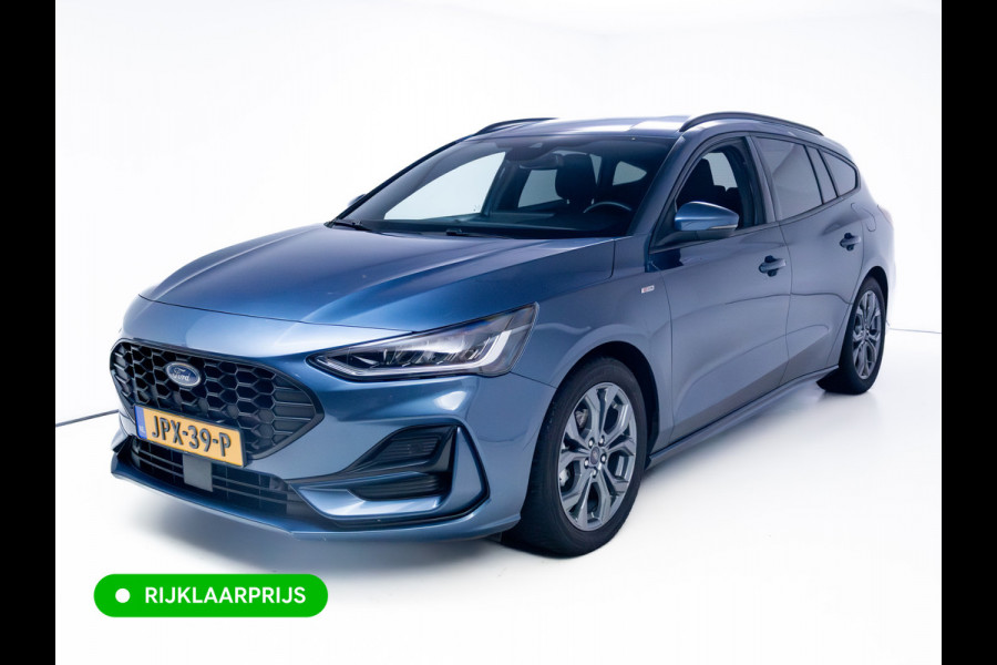 Ford FOCUS Wagon 1.0 EcoBoost Hybrid ST Line 126 PK | Stoel-, Stuur-, en voorruitverwarming | Privacy Glass | Audio Navigatie SYNC4, Cruise, Led, Lendesteun, Parkeerpilot, Parkeersensoren V+A