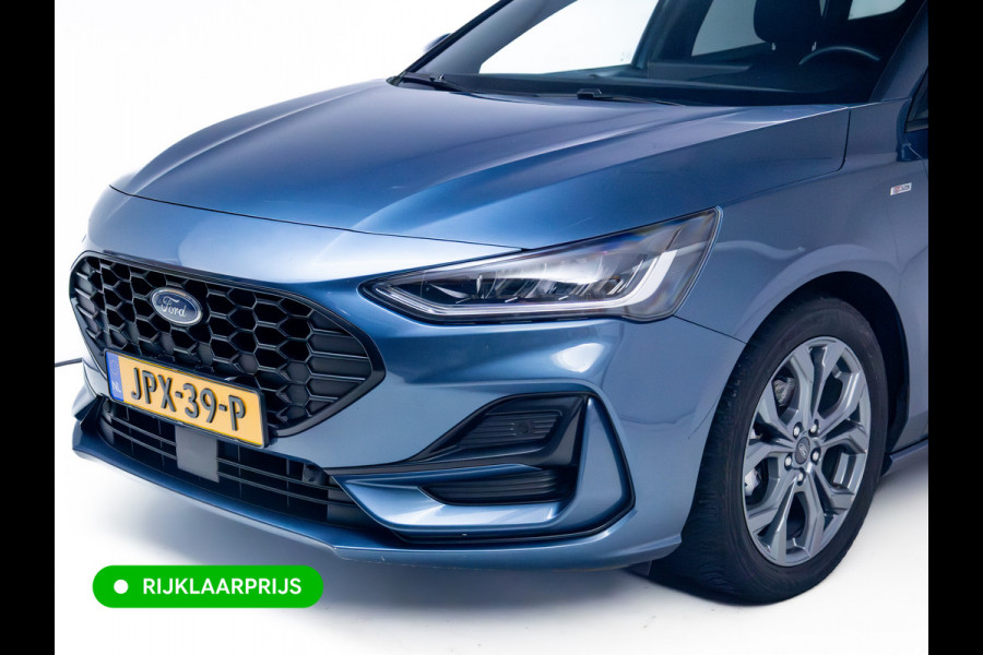 Ford FOCUS Wagon 1.0 EcoBoost Hybrid ST Line 126 PK | Stoel-, Stuur-, en voorruitverwarming | Privacy Glass | Audio Navigatie SYNC4, Cruise, Led, Lendesteun, Parkeerpilot, Parkeersensoren V+A