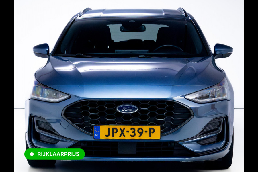 Ford FOCUS Wagon 1.0 EcoBoost Hybrid ST Line 126 PK | Stoel-, Stuur-, en voorruitverwarming | Privacy Glass | Audio Navigatie SYNC4, Cruise, Led, Lendesteun, Parkeerpilot, Parkeersensoren V+A