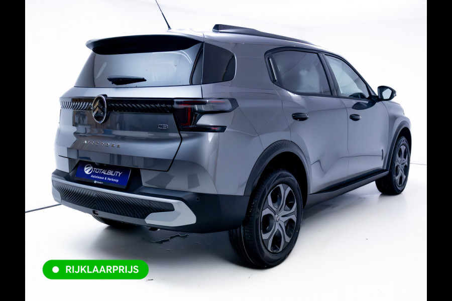 Citroën C3 Aircross 1.2 Hybrid 145pk Plus | Apple Carplay / Android auto | Camera | Led | Extra getint glas achter, Dab, Cruise, Regensensor