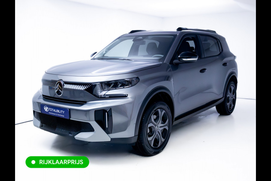 Citroën C3 Aircross 1.2 Hybrid 145pk Plus | Apple Carplay / Android auto | Camera | Led | Extra getint glas achter, Dab, Cruise, Regensensor