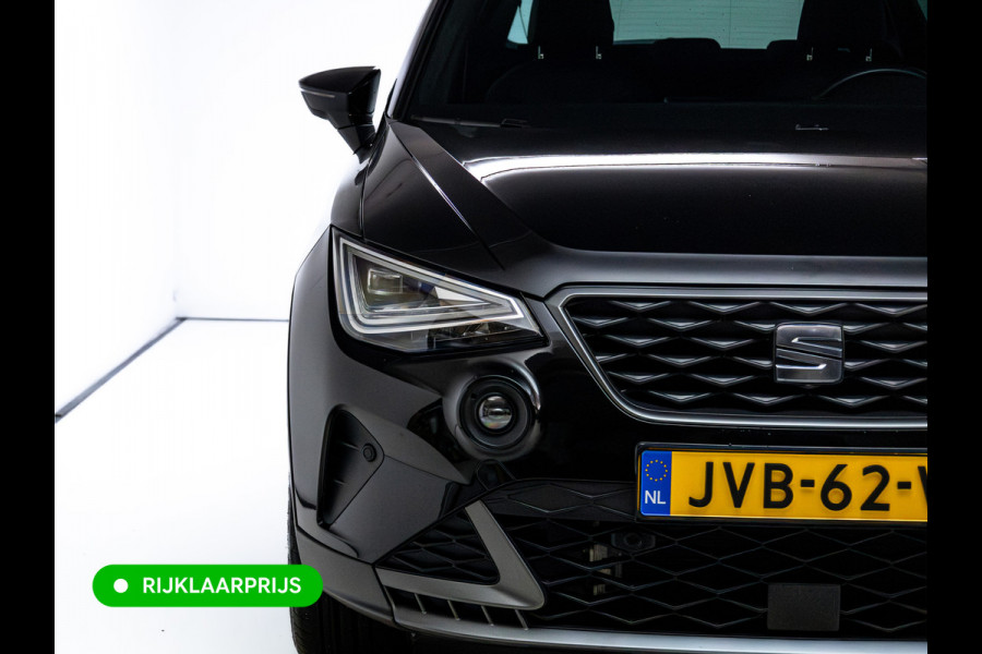 Seat Arona 1.5 TSI FR 150PK Automaat Travel-assist | Camera | Adaptive cruise | Climate-control Digi dash, PDC V+A, Navigatie, App-connect, Sfeerverlichting