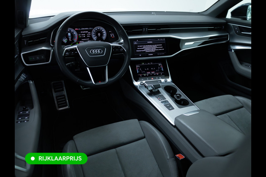 Audi A6 Limousine 50 TFSI e quattro S-Line | Panoramadak | Voorstoelen- & achterbank verwarmd | Camera | Adaptieve Cruise | Electrische trekhaak, Electrische achterklep, Matrix Led