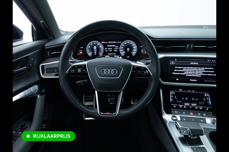 Audi A6 Limousine 50 TFSI e quattro S-Line | Panoramadak | Voorstoelen- & achterbank verwarmd | Camera | Adaptieve Cruise | Electrische trekhaak, Electrische achterklep, Matrix Led