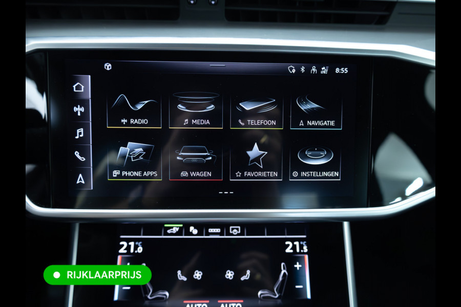 Audi A6 Limousine 50 TFSI e quattro S-Line | Panoramadak | Voorstoelen- & achterbank verwarmd | Camera | Adaptieve Cruise | Electrische trekhaak, Electrische achterklep, Matrix Led