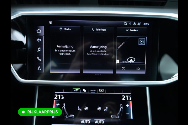 Audi A6 Limousine 50 TFSI e quattro S-Line | Panoramadak | Voorstoelen- & achterbank verwarmd | Camera | Adaptieve Cruise | Electrische trekhaak, Electrische achterklep, Matrix Led