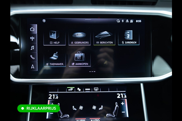 Audi A6 Limousine 50 TFSI e quattro S-Line | Panoramadak | Voorstoelen- & achterbank verwarmd | Camera | Adaptieve Cruise | Electrische trekhaak, Electrische achterklep, Matrix Led
