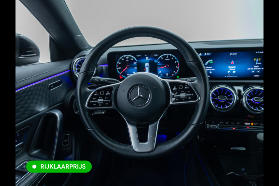 Mercedes-Benz CLA-Klasse Shooting Brake 180 Buss. Sol. Luxury automaat | Leer | Stoelverwarming | Navigatie | Cruise | Elec. klep | Camera All season banden, Sfeerverlichting