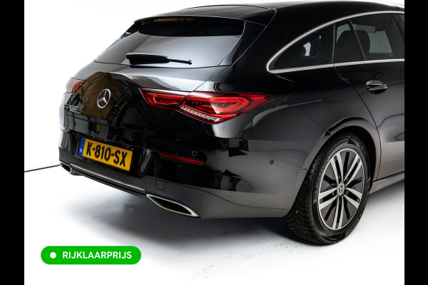 Mercedes-Benz CLA-Klasse Shooting Brake 180 Buss. Sol. Luxury automaat | Leer | Stoelverwarming | Navigatie | Cruise | Elec. klep | Camera All season banden, Sfeerverlichting