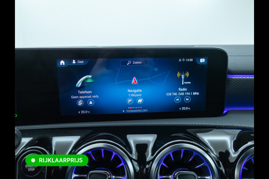 Mercedes-Benz CLA-Klasse Shooting Brake 180 Buss. Sol. Luxury automaat | Leer | Stoelverwarming | Navigatie | Cruise | Elec. klep | Camera All season banden, Sfeerverlichting