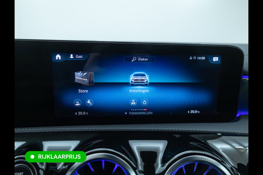Mercedes-Benz CLA-Klasse Shooting Brake 180 Buss. Sol. Luxury automaat | Leer | Stoelverwarming | Navigatie | Cruise | Elec. klep | Camera All season banden, Sfeerverlichting