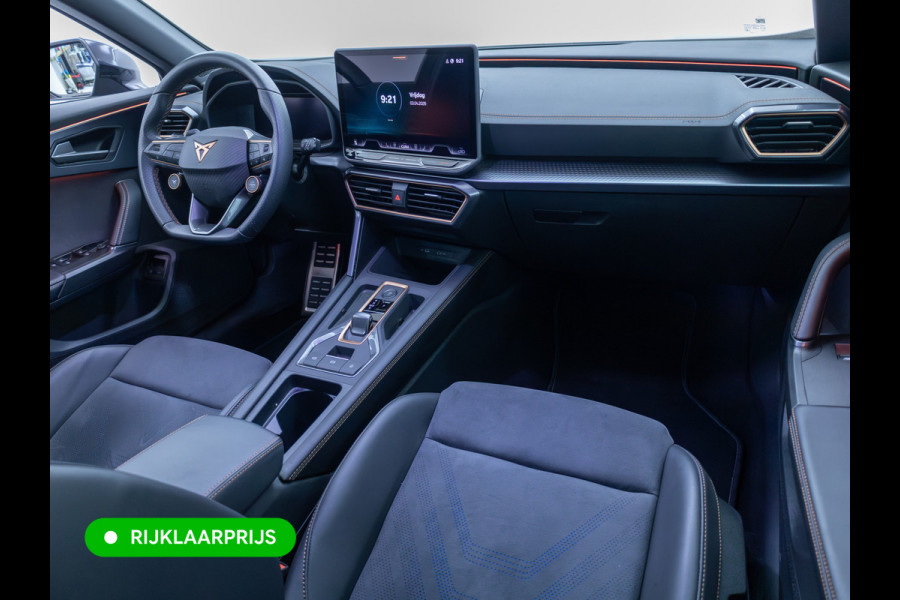 CUPRA Formentor 1.5 TSI e-Hybrid 204 PK | Memorystoelen | Stoel- stuurverw. | 360 camera | Facelift | Adaptive cruise, Travel-assist, Navigatie, Aplle carplay/Android auto, All-season