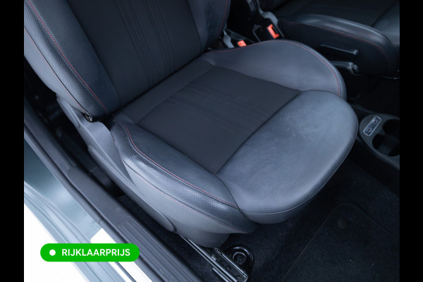 Fiat 500 1.0 Hybrid Sport Verde Portofino | 1/2 Leder/stof | Panodak | Led+ | Uconnect | Airco, Lederen MF stuurwiel, PDC achter, 16" velgen
