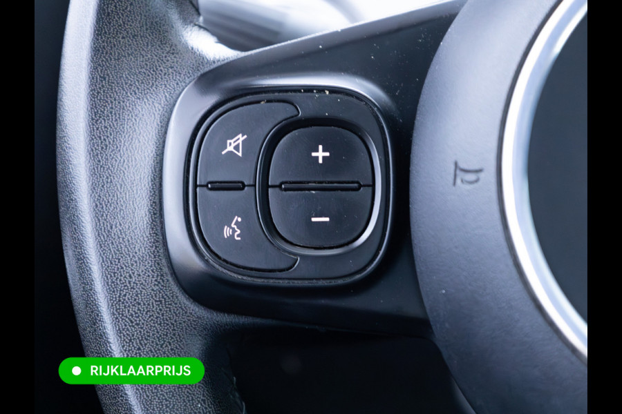 Fiat 500 1.0 Hybrid Sport Verde Portofino | 1/2 Leder/stof | Panodak | Led+ | Uconnect | Airco, Lederen MF stuurwiel, PDC achter, 16" velgen