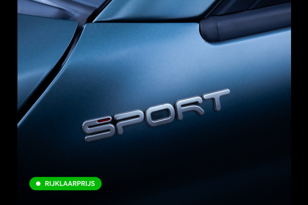 Fiat 500 1.0 Hybrid Sport Verde Portofino | 1/2 Leder/stof | Panodak | Led+ | Uconnect | Airco, Lederen MF stuurwiel, PDC achter, 16" velgen