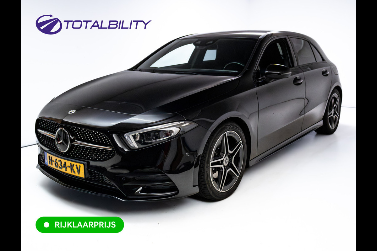 Mercedes-Benz A-Klasse 180 Business Solution AMG Night Upgrade | Adaptive-cruise | Navigatie | Stoelverwarming | Live traffic info | Sfeerverlichting,  All-season, Camera