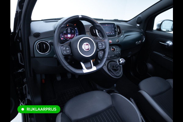 Fiat 500C 1.0 Hybrid Rockstar | Beats audio | Climate control | Cruise | Electrische cabrio kap | Apple Carplay, Android auto | PDC achter, Electrische ramen voor