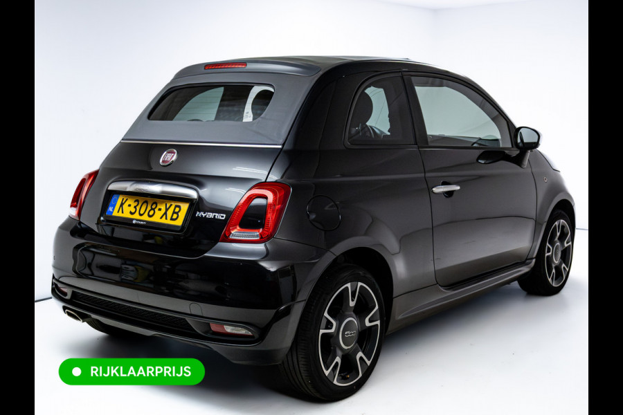 Fiat 500C 1.0 Hybrid Rockstar | Beats audio | Climate control | Cruise | Electrische cabrio kap | Apple Carplay, Android auto | PDC achter, Electrische ramen voor