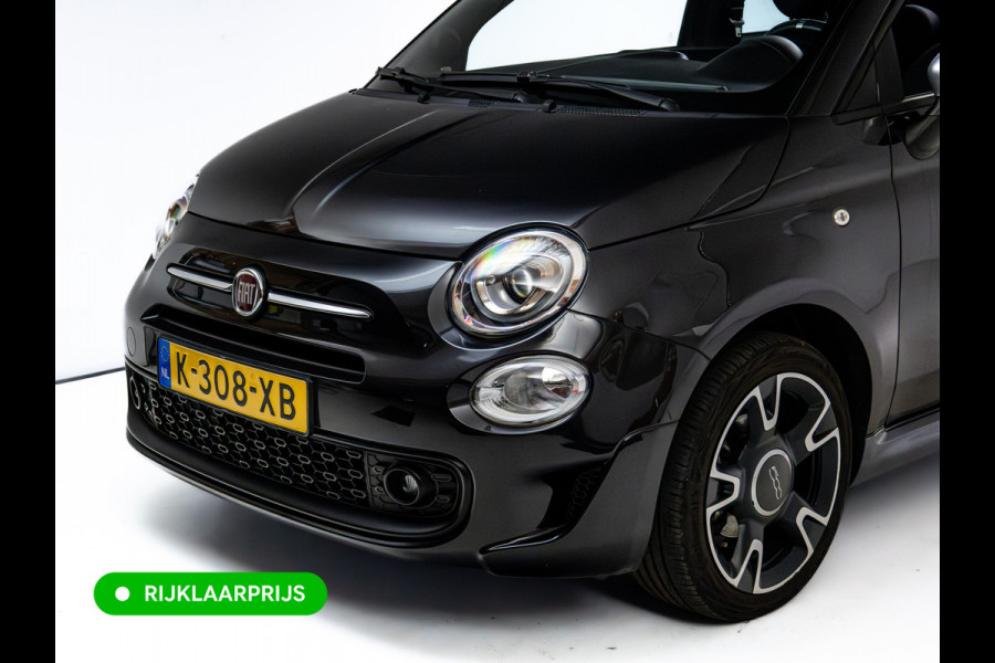 Fiat 500C 1.0 Hybrid Rockstar | Beats audio | Climate control | Cruise | Electrische cabrio kap | Apple Carplay, Android auto | PDC achter, Electrische ramen voor