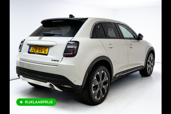 Fiat 600 1.2 Hybrid La Prima | Leer | Stoelverw. | Camera | Adap. Cruise | Sfeerverlichting | Elec. verst. best. stoel met massage en len Apple Carplay/Android auto, Navigatie, Led, PDC V+ A, Keyless entry & start