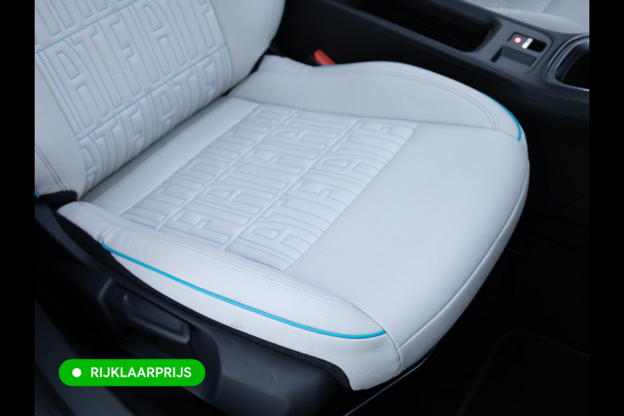 Fiat 600 1.2 Hybrid La Prima | Leer | Stoelverw. | Camera | Adap. Cruise | Sfeerverlichting | Elec. verst. best. stoel met massage en len Apple Carplay/Android auto, Navigatie, Led, PDC V+ A, Keyless entry & start
