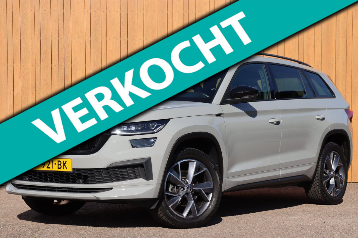 Škoda Kodiaq 1.5 TSI Sportline Business org.NL trekhaak el.klep camera stoelverw.
