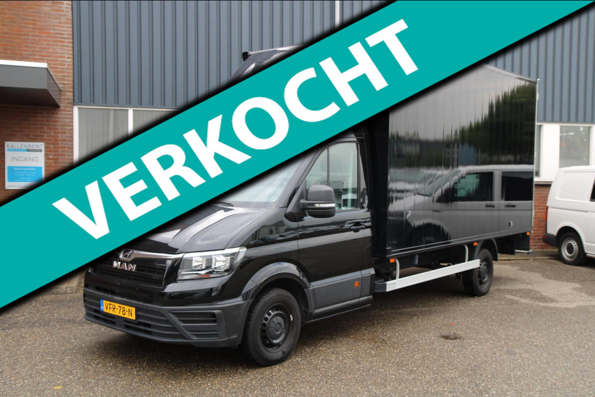 MAN TGE 35 2.0 140PK Automaat / Bakwagen / *LAADKLEP*/ 21m3 / Nieuwstaat / 30Dkm