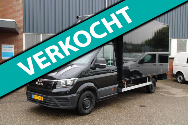 MAN TGE 35 2.0 140PK Automaat / Bakwagen / *LAADKLEP*/ 21m3 / Nieuwstaat / 30Dkm