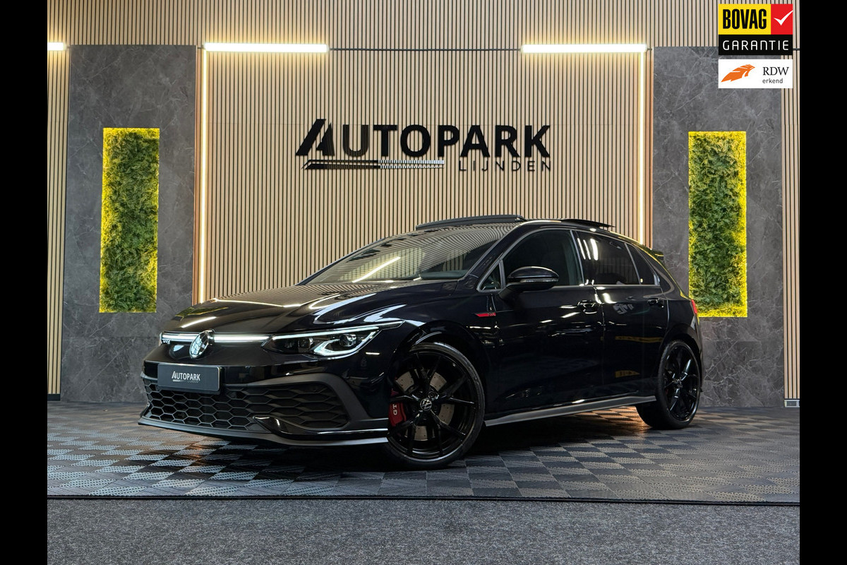 Volkswagen Golf 2.0 TSI GTI CLUBSPORT|PANO|IQLIGHTS|VIRTUAL|SFEERVERLICHTING|2023|300PK|BLACK ON BLACK|