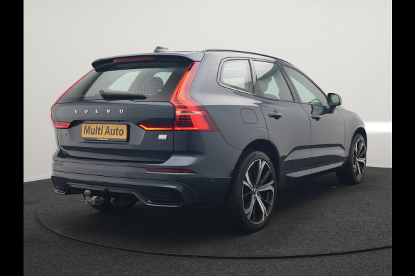Volvo XC60 T6 AWD Plus Dark PHEV 350pk Dealer O.H. | Trekhaak Af Fabriek | Panodak | 360 Camera | Adaptive Cruise | Lederen Sportstoelen Memory & Verwarmd | 21'' L.M. | Keyless | Google Assistant | Apple Carplay | Stuur Verwarmd | DAB | Plug In Hybrid |