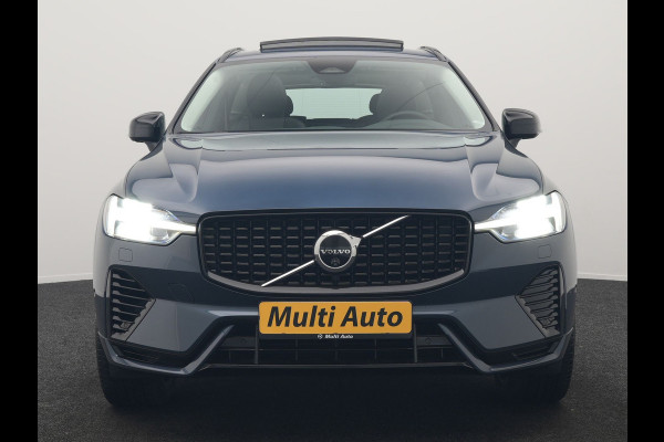 Volvo XC60 T6 AWD Plus Dark PHEV 350pk Dealer O.H. | Trekhaak Af Fabriek | Panodak | 360 Camera | Adaptive Cruise | Lederen Sportstoelen Memory & Verwarmd | 21'' L.M. | Keyless | Google Assistant | Apple Carplay | Stuur Verwarmd | DAB | Plug In Hybrid |