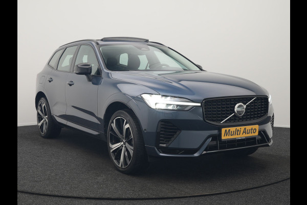 Volvo XC60 T6 AWD Plus Dark PHEV 350pk Dealer O.H. | Trekhaak Af Fabriek | Panodak | 360 Camera | Adaptive Cruise | Lederen Sportstoelen Memory & Verwarmd | 21'' L.M. | Keyless | Google Assistant | Apple Carplay | Stuur Verwarmd | DAB | Plug In Hybrid |