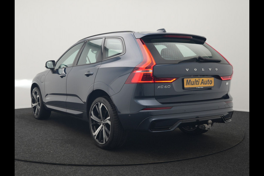 Volvo XC60 T6 AWD Plus Dark PHEV 350pk Dealer O.H. | Trekhaak Af Fabriek | Panodak | 360 Camera | Adaptive Cruise | Lederen Sportstoelen Memory & Verwarmd | 21'' L.M. | Keyless | Google Assistant | Apple Carplay | Stuur Verwarmd | DAB | Plug In Hybrid |