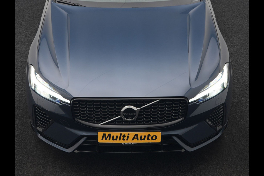 Volvo XC60 T6 AWD Plus Dark PHEV 350pk Dealer O.H. | Trekhaak Af Fabriek | Panodak | 360 Camera | Adaptive Cruise | Lederen Sportstoelen Memory & Verwarmd | 21'' L.M. | Keyless | Google Assistant | Apple Carplay | Stuur Verwarmd | DAB | Plug In Hybrid |