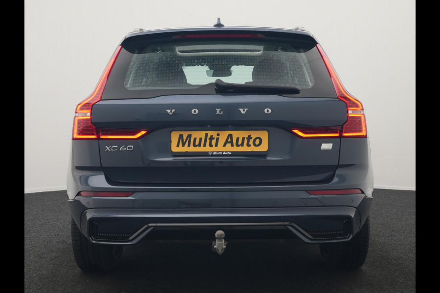 Volvo XC60 T6 AWD Plus Dark PHEV 350pk Dealer O.H. | Trekhaak Af Fabriek | Panodak | 360 Camera | Adaptive Cruise | Lederen Sportstoelen Memory & Verwarmd | 21'' L.M. | Keyless | Google Assistant | Apple Carplay | Stuur Verwarmd | DAB | Plug In Hybrid |