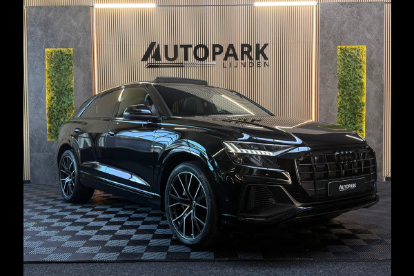 Audi Q8 55 TFSI e quattro 3X S-LINE |PANO|B&O|SOFTCLOSE|MATRIX|360 CAM|KEYLESS|LUCHTVERING|SFEERVERLICHTING|DEALER ONDERHOUDEN|VOL