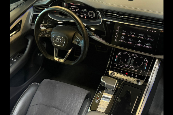 Audi Q8 55 TFSI e quattro 3X S-LINE |PANO|B&O|SOFTCLOSE|MATRIX|360 CAM|KEYLESS|LUCHTVERING|SFEERVERLICHTING|DEALER ONDERHOUDEN|VOL
