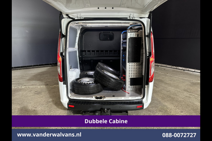 Ford Transit Custom 2.0 TDCI 130pk L2H1 Dubbele Cabine Euro6 Airco | 6-Zits | Camera | Apple Carplay | Xenon | Cruisecontrol Android Auto, 2800kg Trekhaak, Parkeersensoren, Verwarmde voorruit, Stoelverwarming, Achterklep