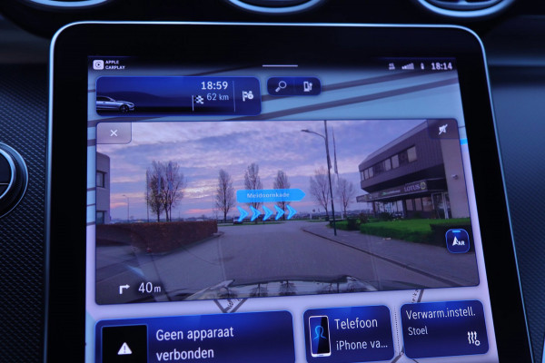 Mercedes-Benz C-Klasse 300 E AMG Line NAP/PANO/HUD/CARPLAY/SFEERVERLICHTING/MEM/BOMVOL