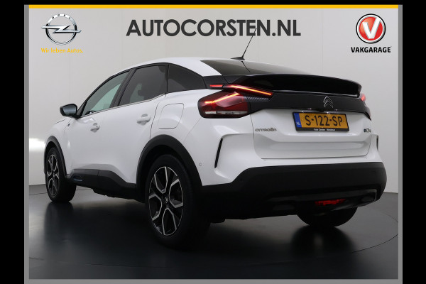 Citroën Ë-C4 Shine Pack Business 50kWh Warmtepomp Leder+Verwarmd Head-Up SOH 95% Adap.Cruise 3D-Navi 360°Camera Apple Carplay Android Auto Ec Stuurverwarming Keyless Lane Assist Privacy Glas Led Lmv DAB Regen-Lichtsensor 1e Eigenaar Origineel Nederlandse Auto