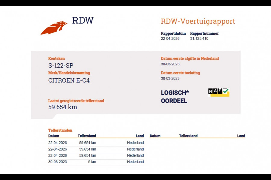 Citroën Ë-C4 Shine Pack Business 50kWh Warmtepomp Leder+Verwarmd Head-Up SOH 95% Adap.Cruise 3D-Navi 360°Camera Apple Carplay Android Auto Ec Stuurverwarming Keyless Lane Assist Privacy Glas Led Lmv DAB Regen-Lichtsensor 1e Eigenaar Origineel Nederlandse Auto