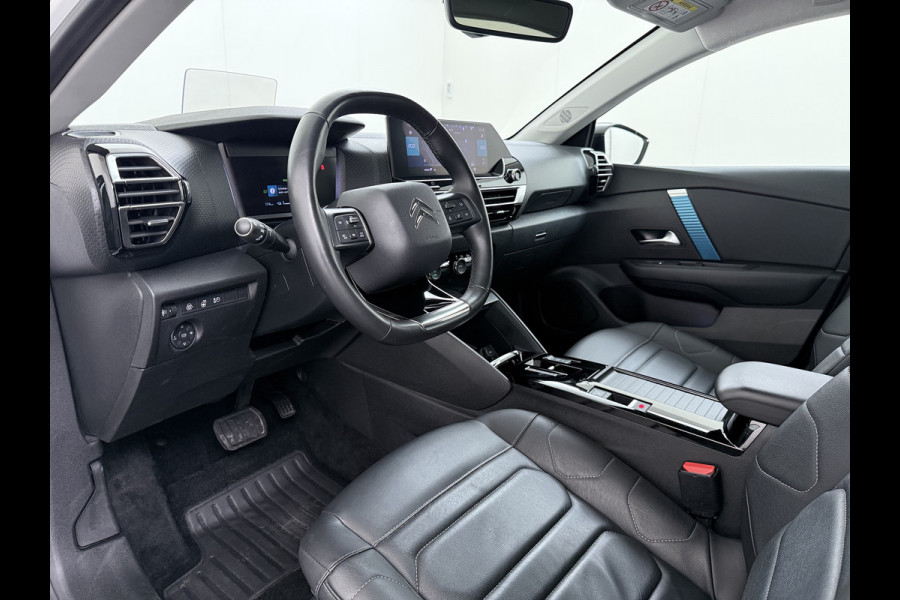 Citroën Ë-C4 Shine Pack Business 50kWh Warmtepomp Leder+Verwarmd Head-Up SOH 95% Adap.Cruise 3D-Navi 360°Camera Apple Carplay Android Auto Ec Stuurverwarming Keyless Lane Assist Privacy Glas Led Lmv DAB Regen-Lichtsensor 1e Eigenaar Origineel Nederlandse Auto