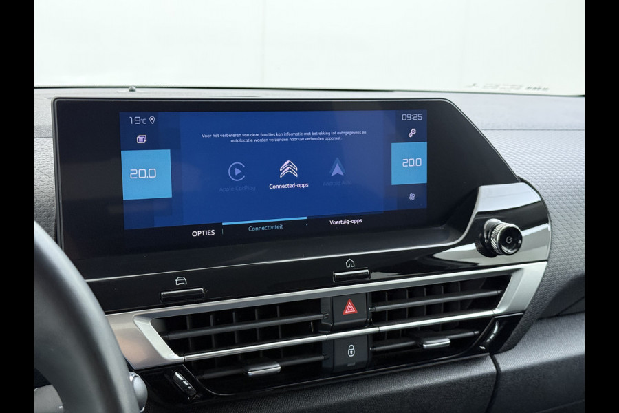 Citroën Ë-C4 Shine Pack Business 50kWh Warmtepomp Leder+Verwarmd Head-Up SOH 95% Adap.Cruise 3D-Navi 360°Camera Apple Carplay Android Auto Ec Stuurverwarming Keyless Lane Assist Privacy Glas Led Lmv DAB Regen-Lichtsensor 1e Eigenaar Origineel Nederlandse Auto